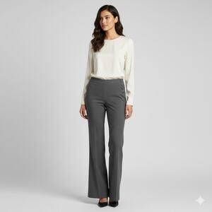 NWT Anthropologie Elevenses Brighton Wide Leg Sailor Side Button Dress Pants 0